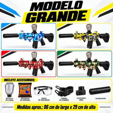 PISTOLA DE HIDROGEL DISPARO DE ELITE AUTOMATICA - imagen 1
