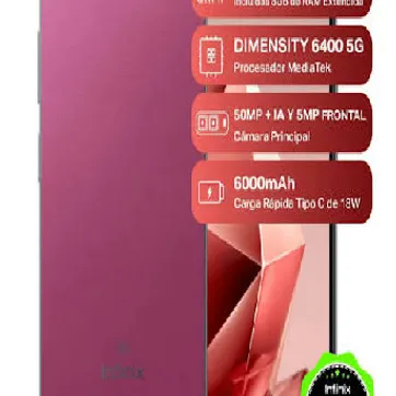 CEL INFINIX HOT 60i /8GB RAM/256 GB - imagen 1