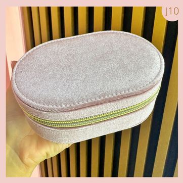 JOYERO ROSA GAMUZA CIERRE CREMALLERA  - imagen 2