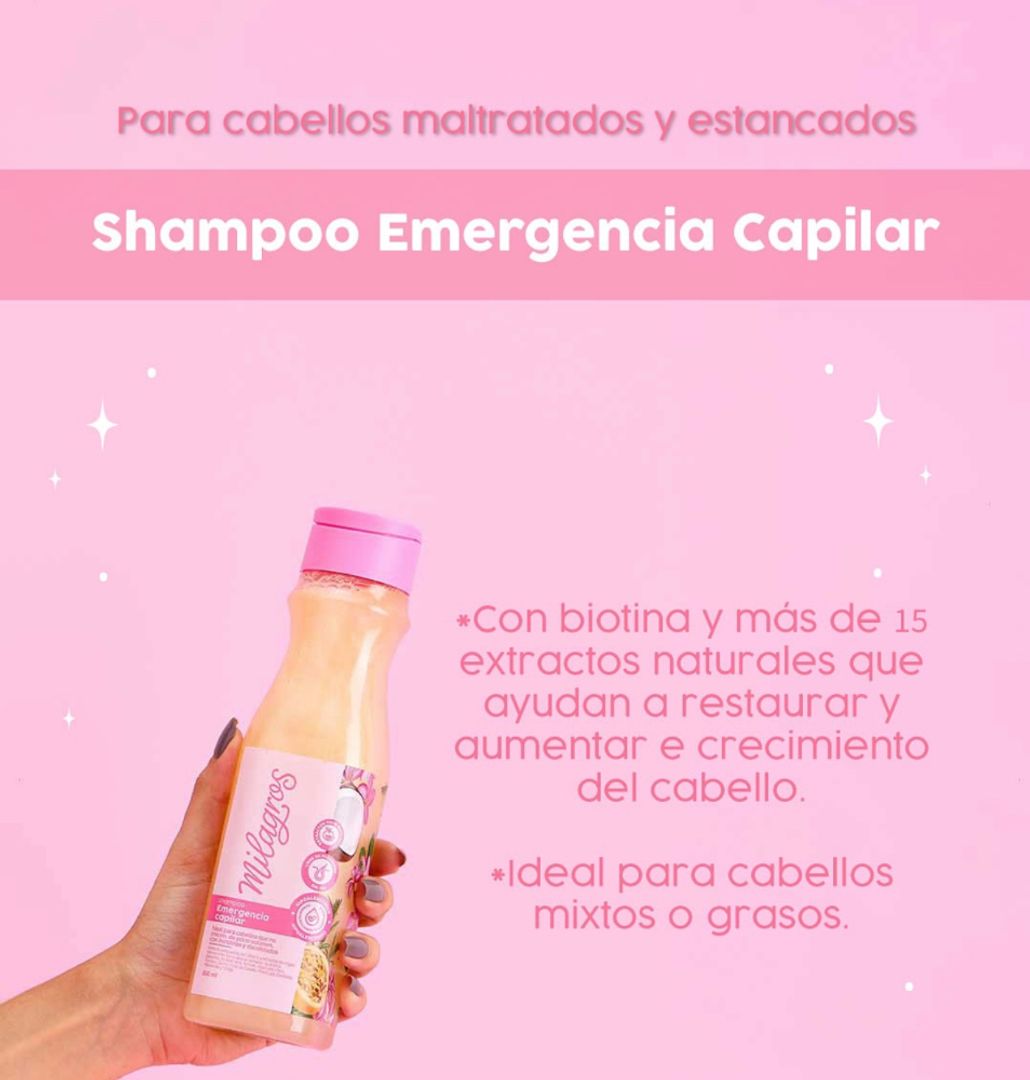 Shampoo Emergencia Capilar (con biotina y queratina)