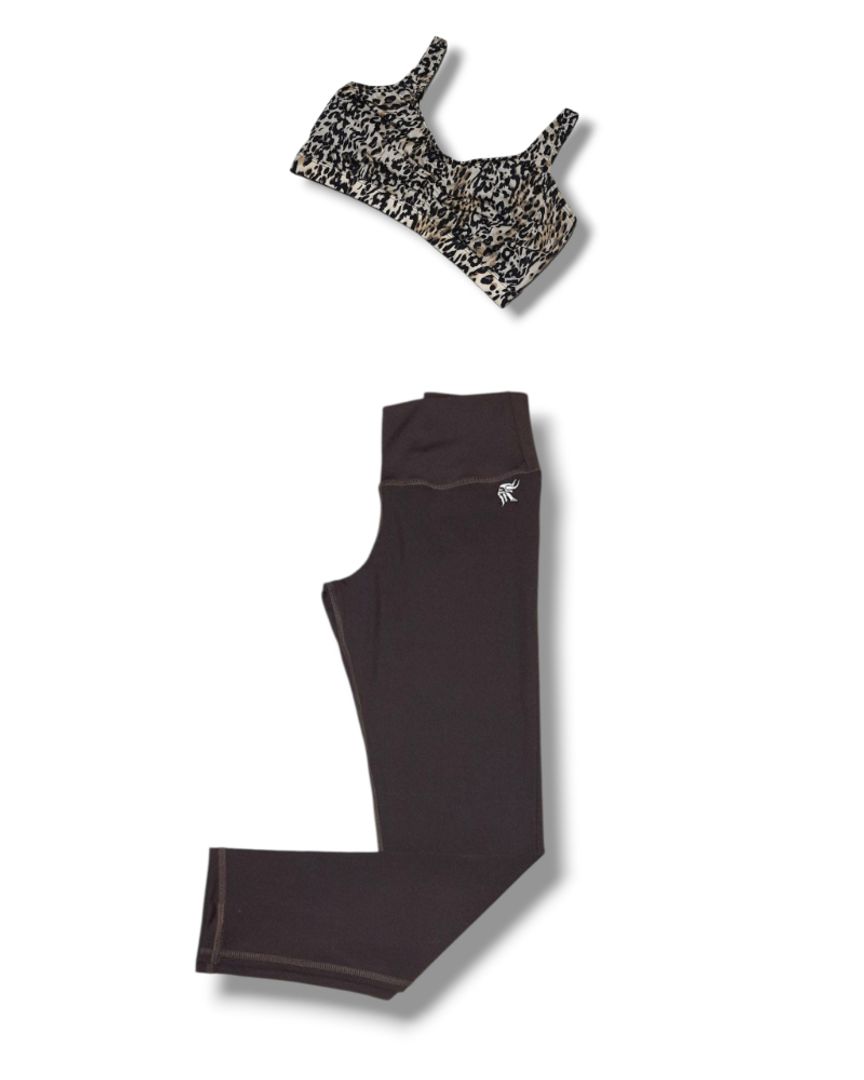 Conjunto top + Leggings tiro alto