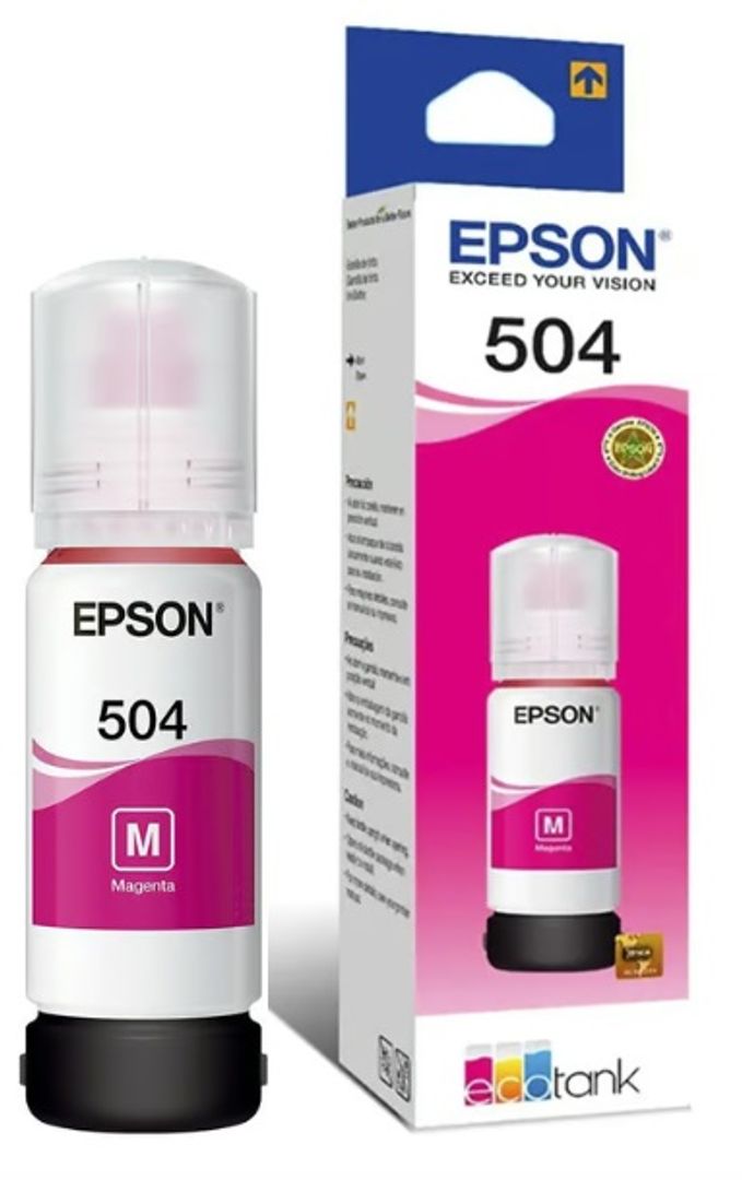 Tinta Epson Botella 504 Magenta