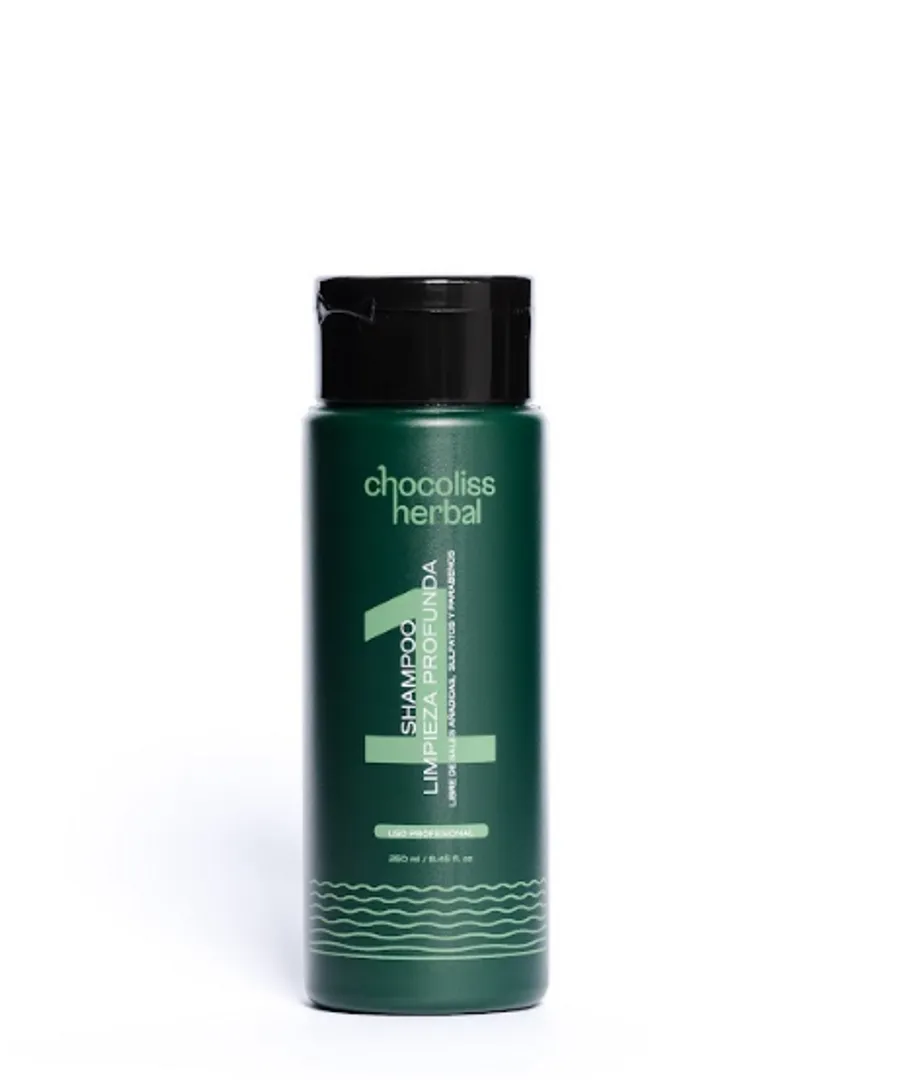 Shampoo de 250ml limpieza profunda Paso 1 