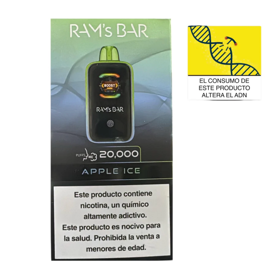 Rams Bar Apple Ice 30.000 Puffs