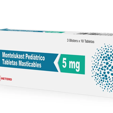 Imagen del producto MONTELUKAST 5MG HETERO SOB X 10 TAB