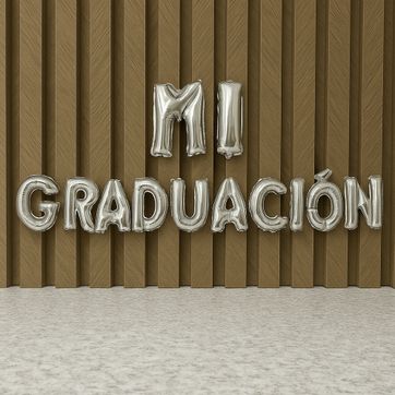  LETRA X LETRA MI GRADUACIÓN 16" - imagen 1