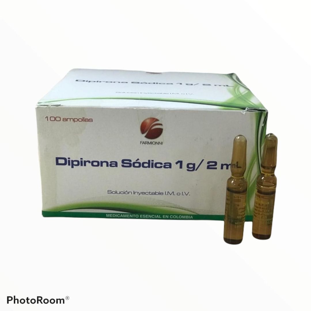 DIPIRONA 1GR FARMIONNI AMPOLLA UNIDAD