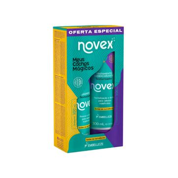 Imagen del producto MEUS CACHOS MAGICOS SHAMPOO + ACONDICIONADOR 300ML NOVEX