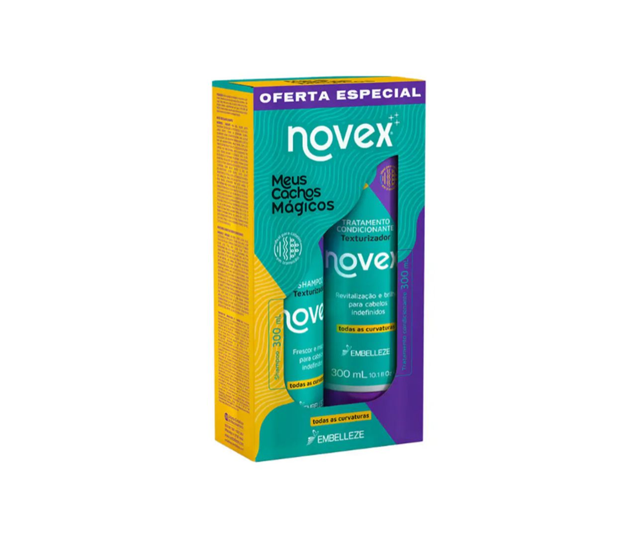 MEUS CACHOS MAGICOS SHAMPOO + ACONDICIONADOR 300ML NOVEX