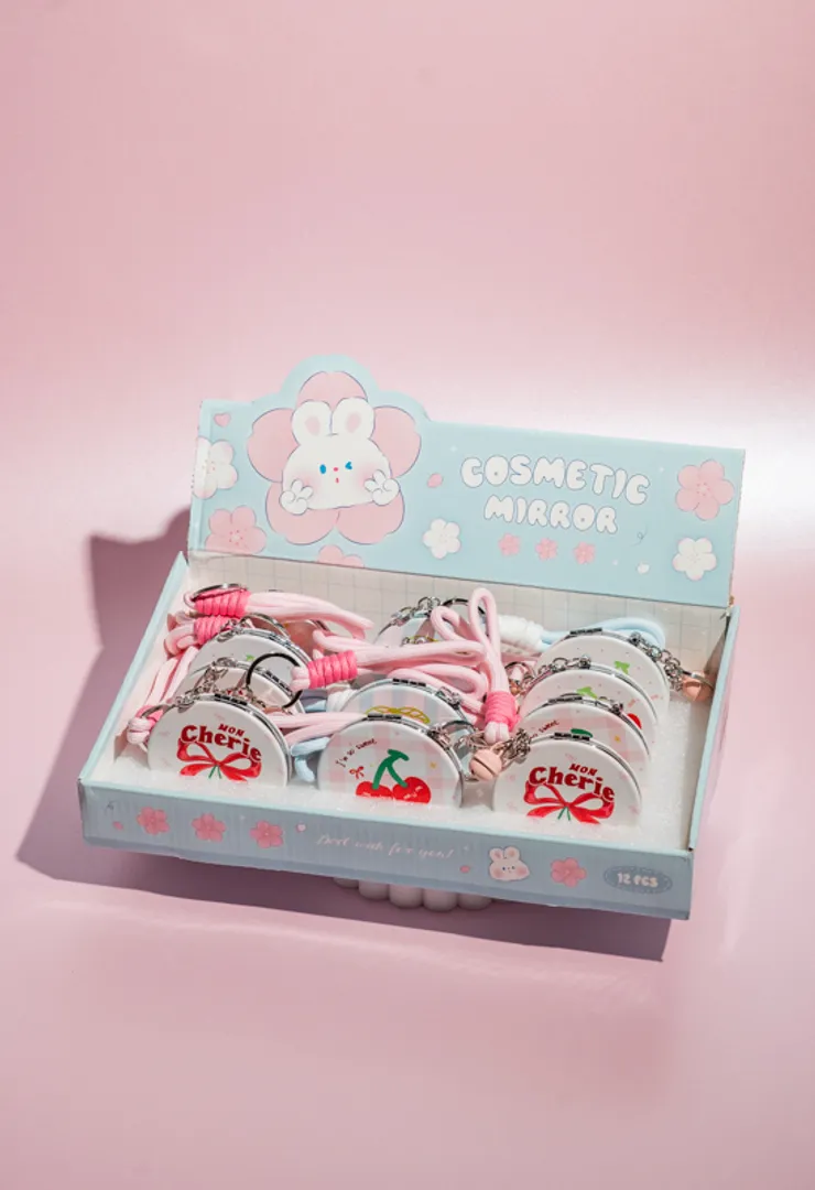 ESPEJO LLAVERO CEREZA