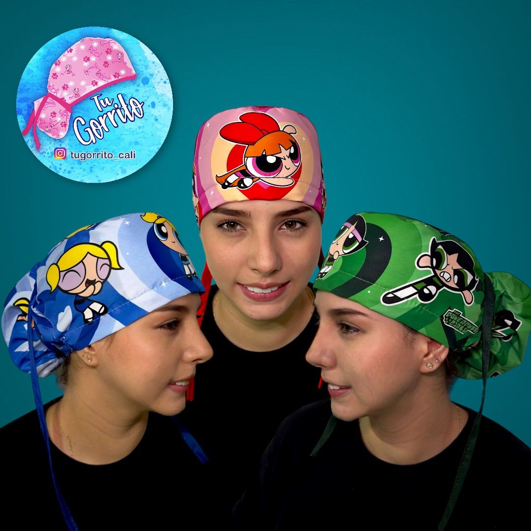 Chicas super poderosas fondo corazón burbuja