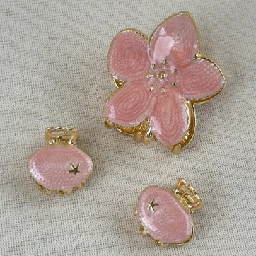 Set trío pinza flor  - imagen 1