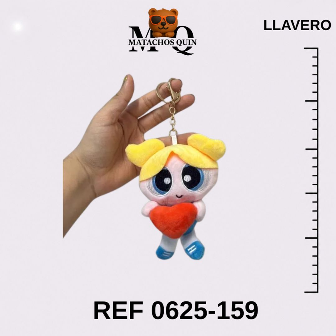 LLAVEROS SURTIDOS DE LAS CHICAS SUPER PODEROSAS