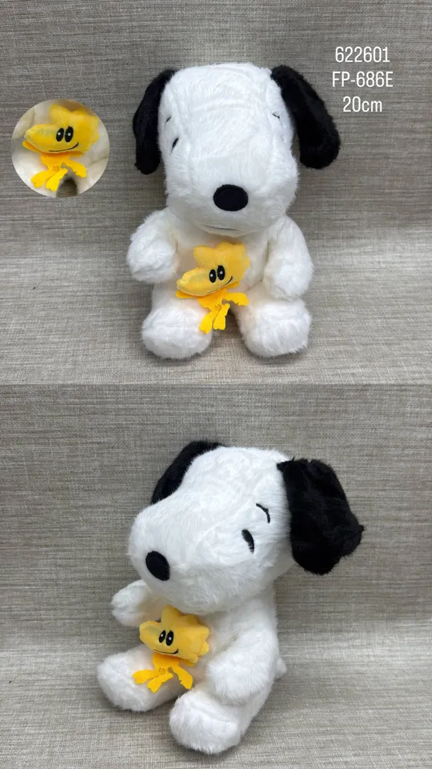 SNOOPY CON WOODSTOCK 20 CM