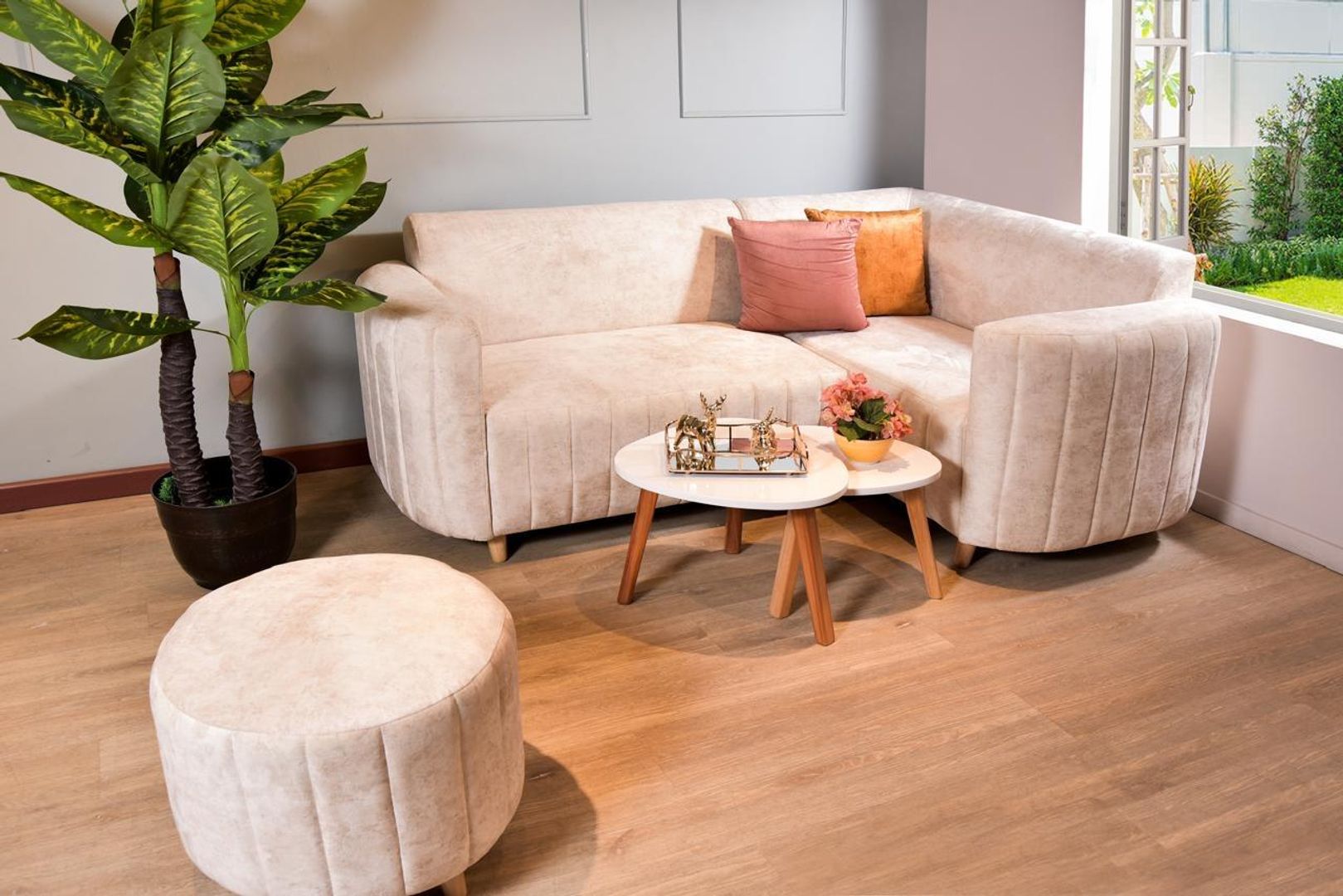 SALA ELE POLAR TELA BEIGE