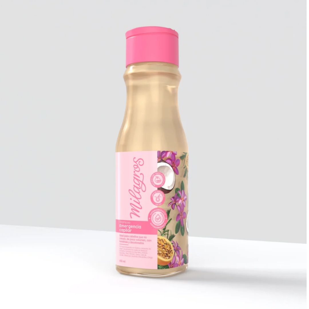 Shampoo Milagros emergencia