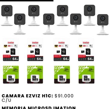 Imagen del producto KIT WIFI EZVIZ X8 INTERIOR 1080P