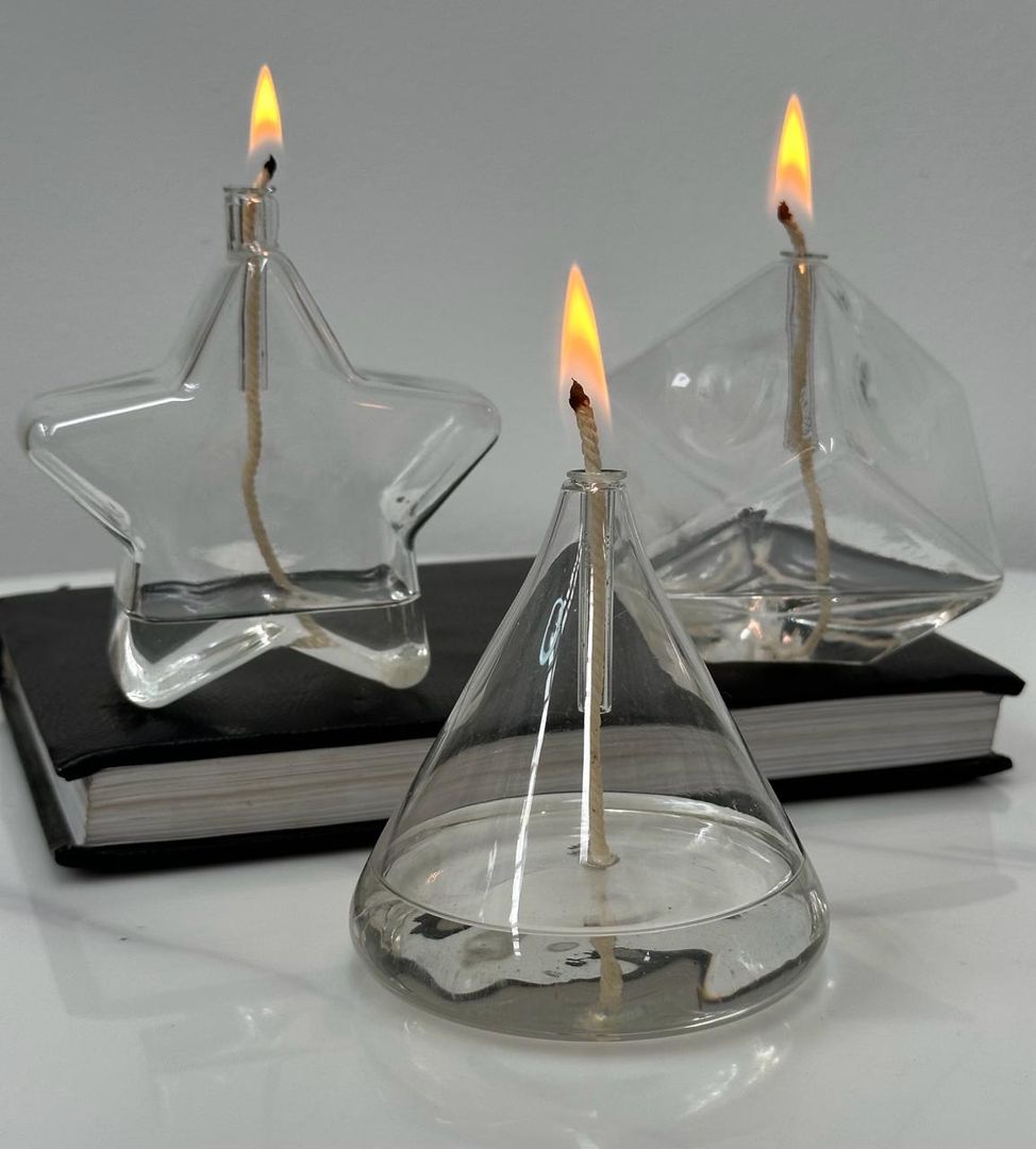 Velas de Cristal Transparente