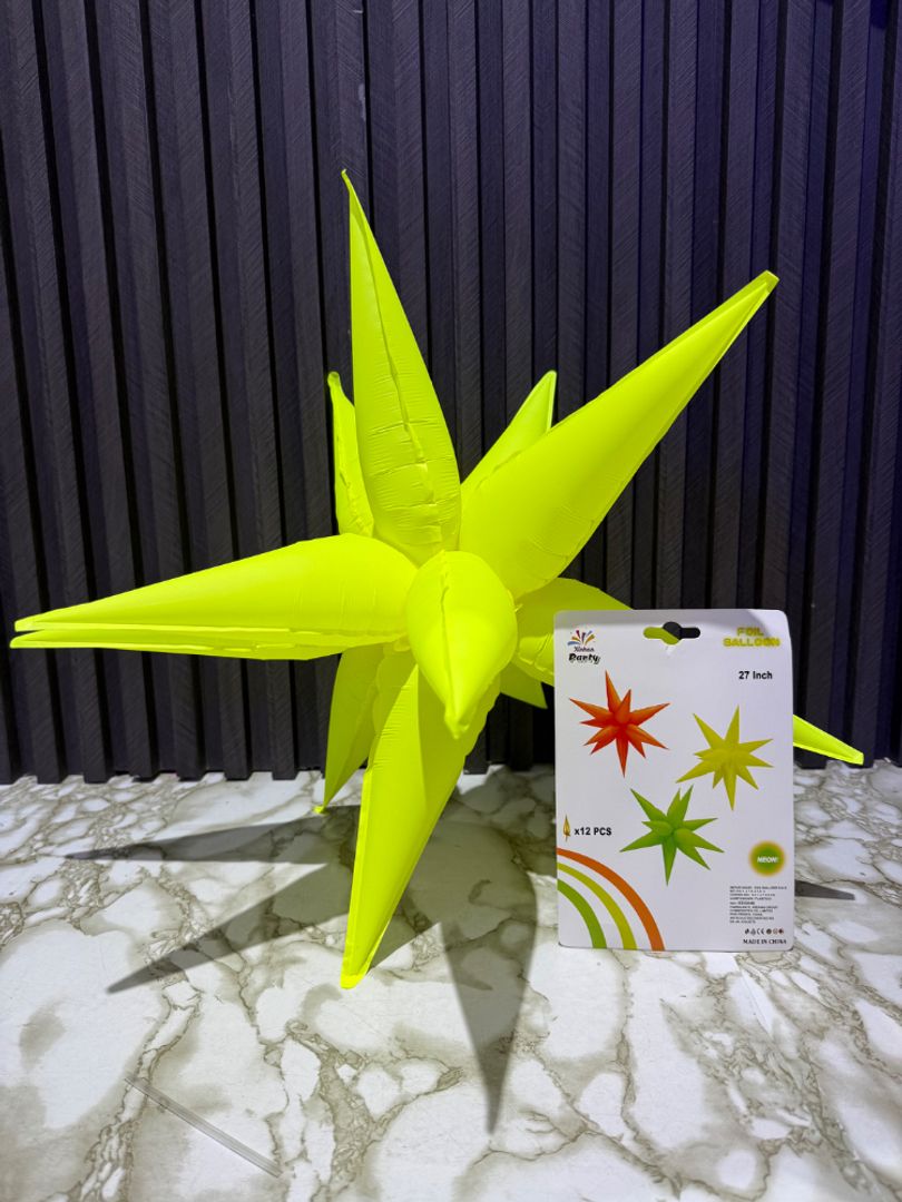 ESTRELLA 3D NEON SURTIDA 