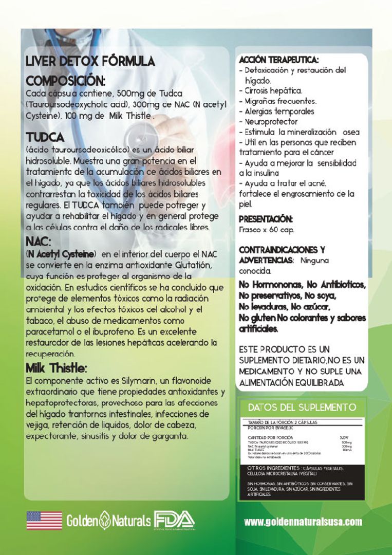 FÓRMULA DETOX DEL HÍGADO