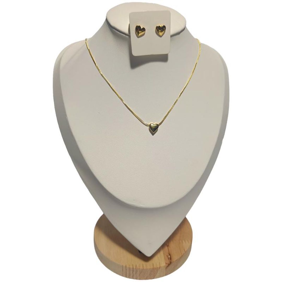 Juego de cadena + aretes