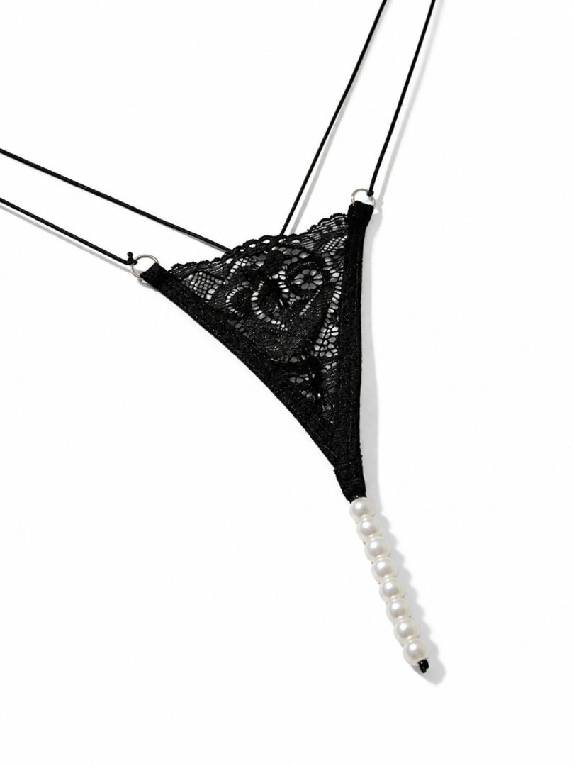 Súper Micro Tanga perlas 