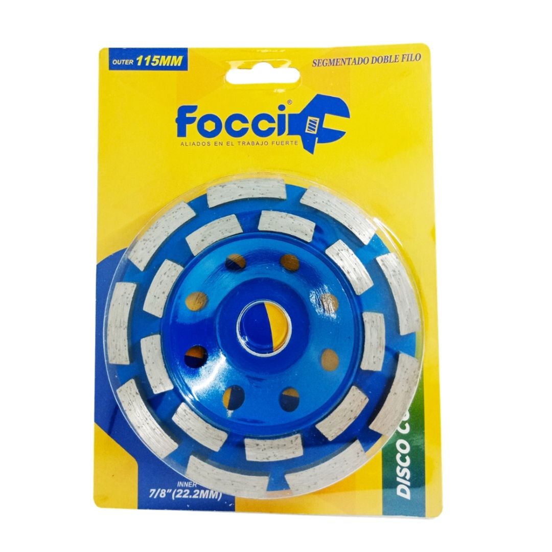 DISCO COPA MARMOL SEGMENTADO 4 1/2" DOBLE