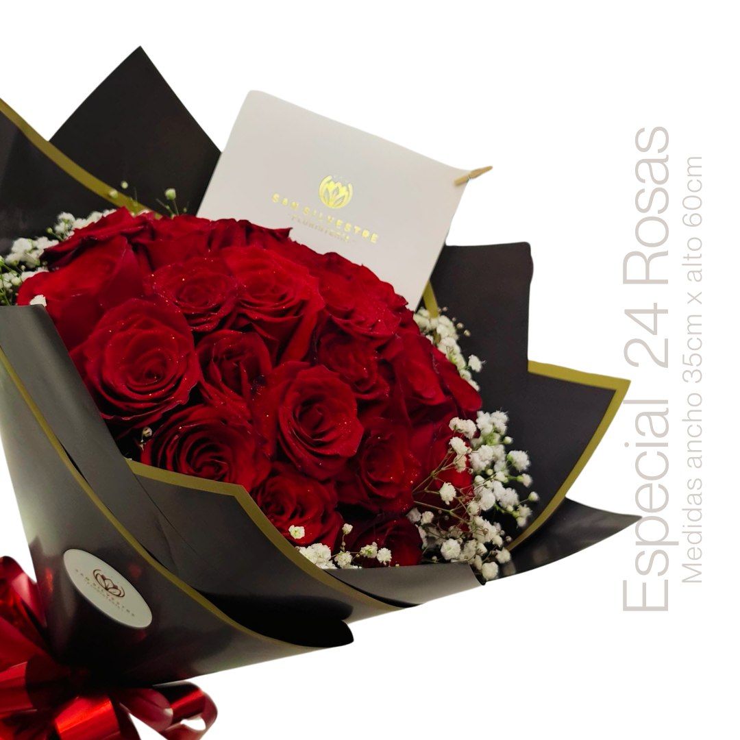 BOUQUET ESPECIAL 24 ROSAS