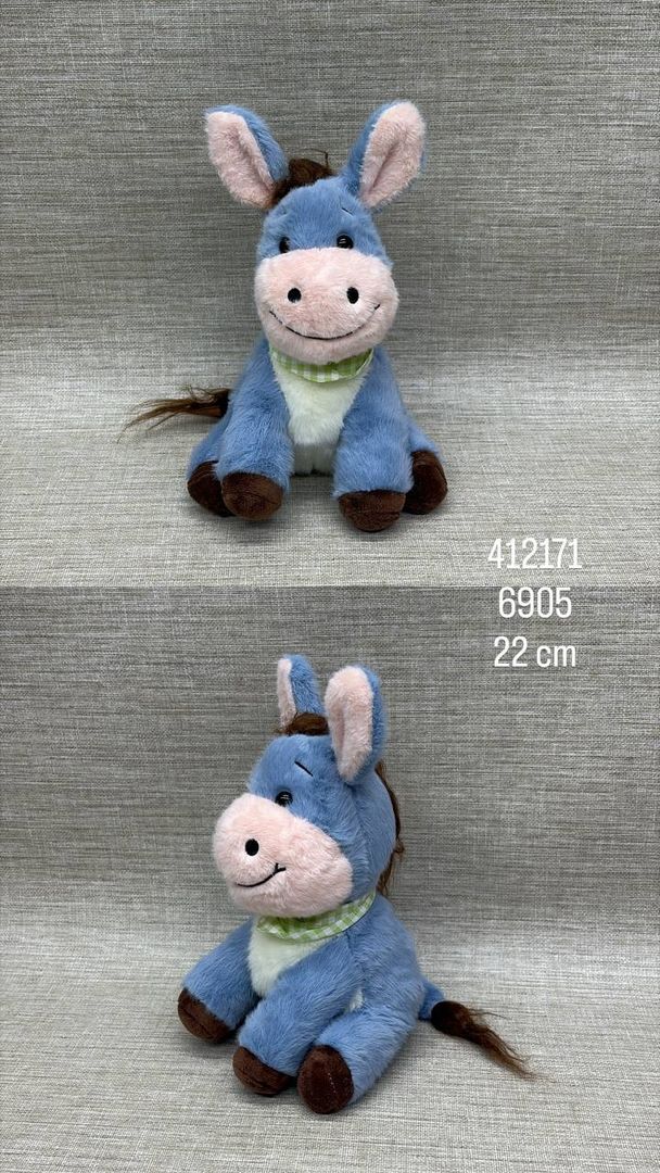 BURRO CON PAÑOLETA 22 CM