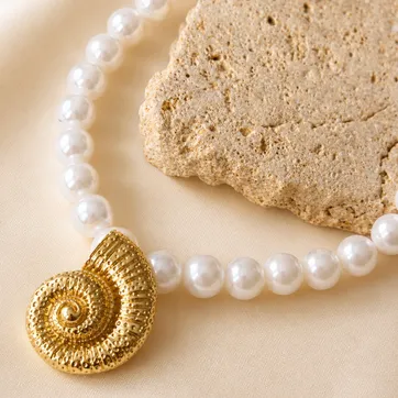 Imagen del producto Collar perla caracol 