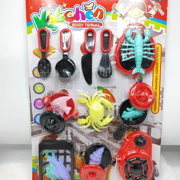 Imagen del producto Vajilla roja mariscos 