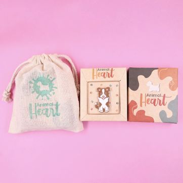 PIN BORDER COLLIE MARRÓN - imagen 2