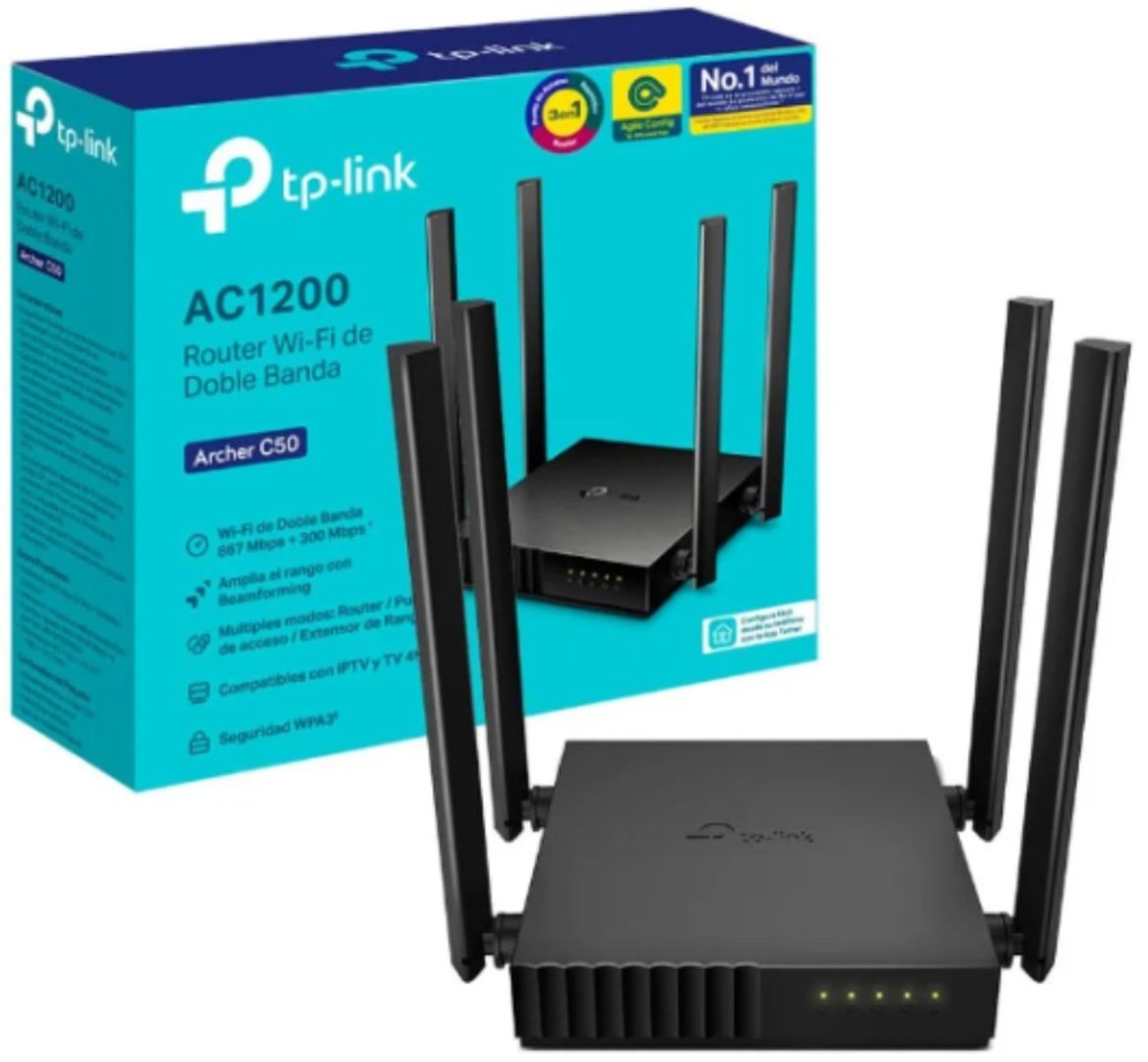 Router TP-Link Archer 400Mbps 4 antenas C64 AC1200