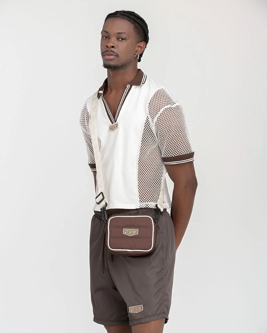 BANDOLERA MILU SINFONIA MARRON X IVORY