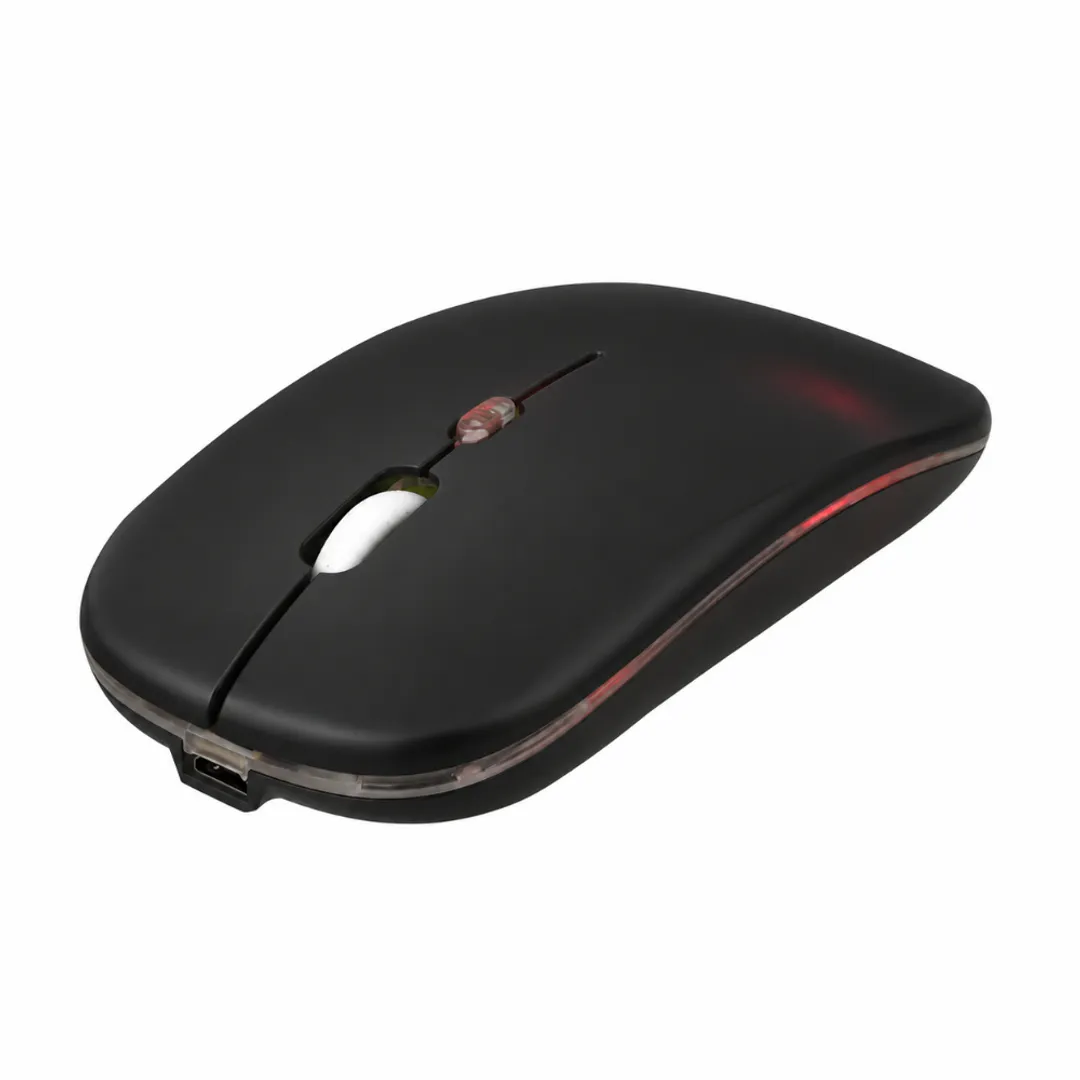 MOUSE INALAMBRICO ERGONOMICO BLUETOOTH Y 2.4G NEGRO XMG-01