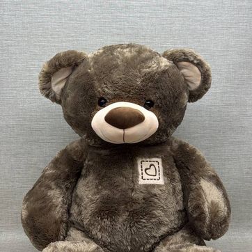Imagen del producto OSO CAFE CON DETALLES DE CORAZONES 80 CM