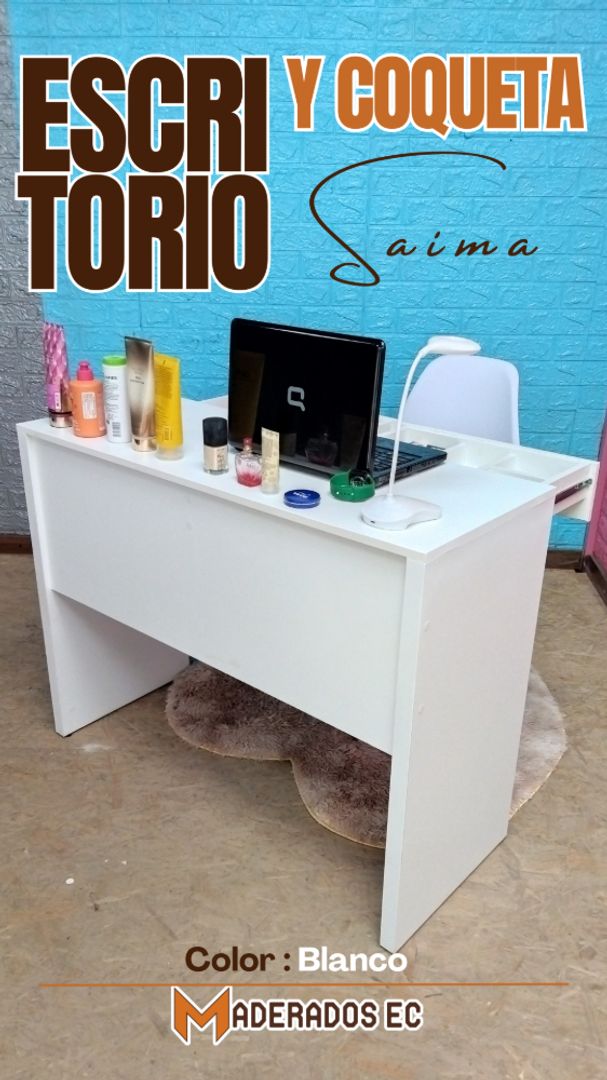 Escritorio y Coqueta Saima