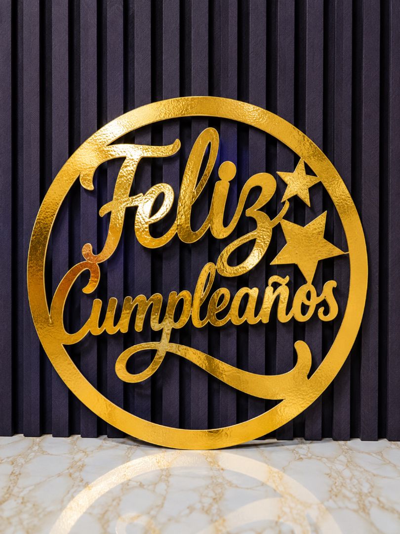 TOPPER FELIZ CUMPLEÑOS 