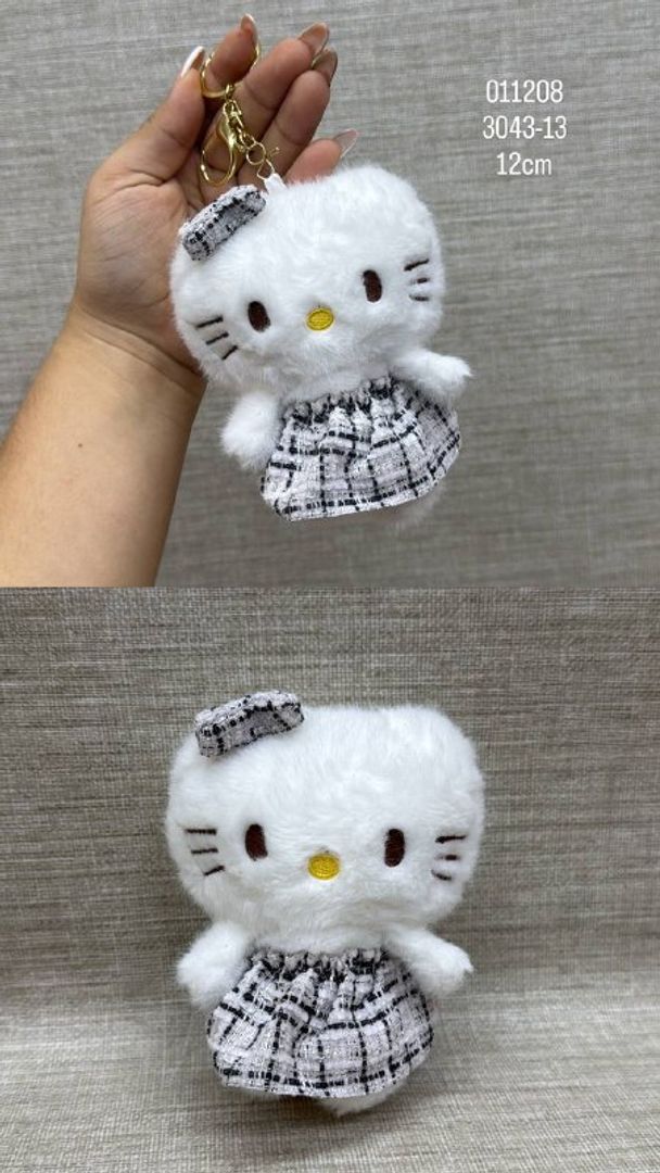 LLAVERO DE HELLO KITTY SURTIDA 12 CM