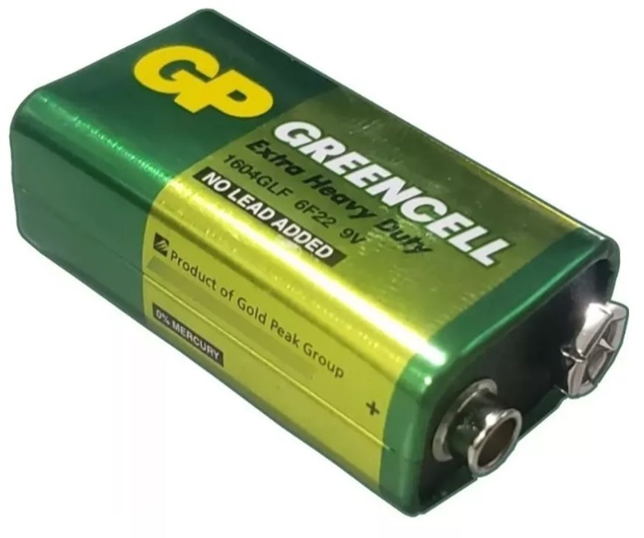 Pila Cuadrada Greencell GP 9V