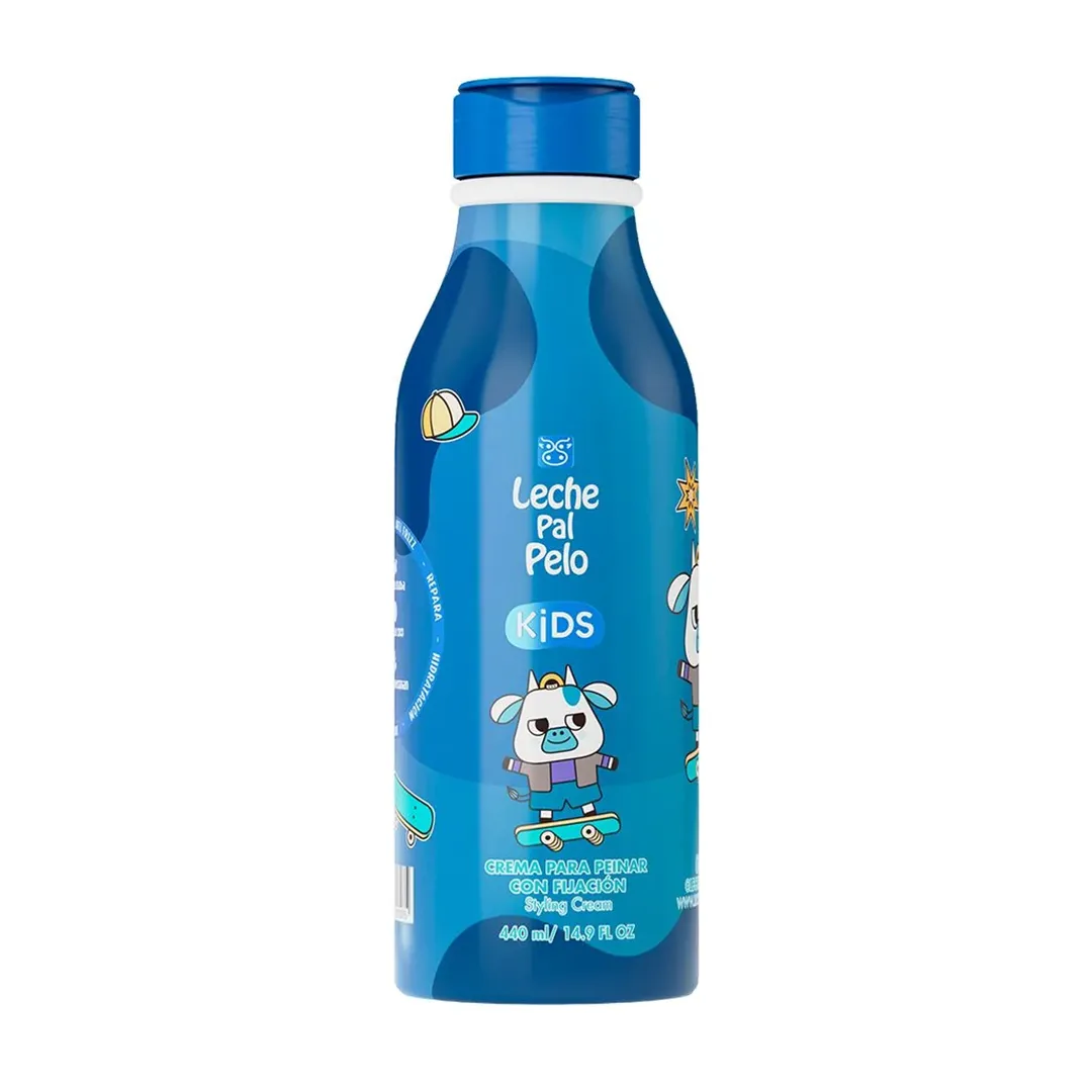CREMA PARA PEINAR CON FIJACION KIDS NIÑOS 440ML LECHE PAL PELO