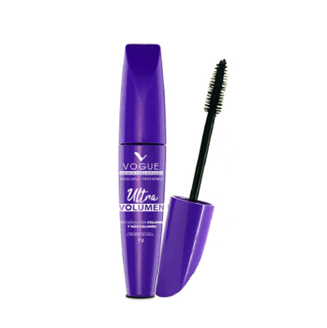 MASCARA ULTRA VOLUMEN 9GR A PRUEBA DE AGUA VOGUE
