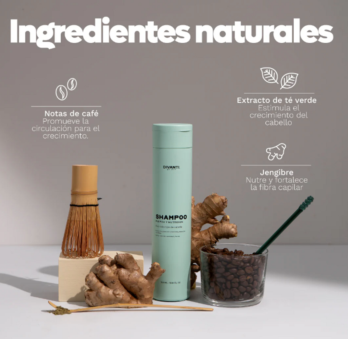 Shampoo Divanti Fuerza y Nutrición
