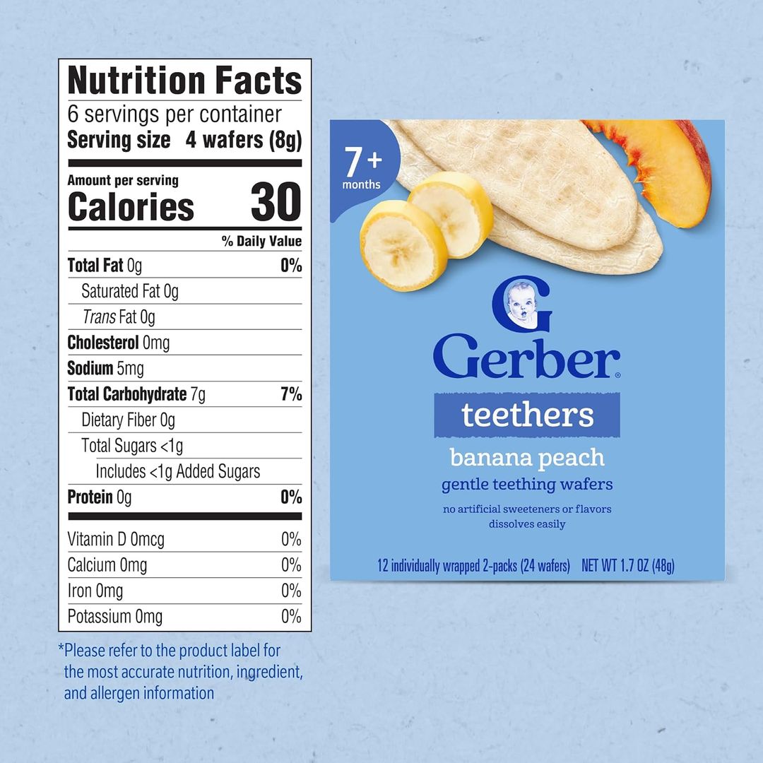 Galletas Teether Wafers GERBER