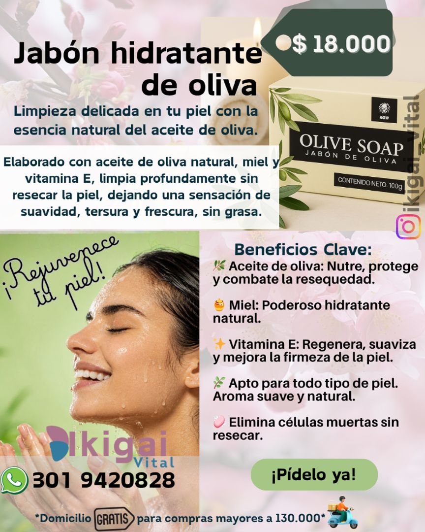 Kit Jabones: Turmalina y Oliva