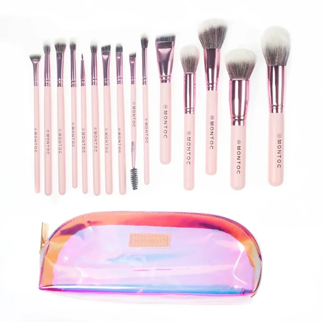 KIT DE BROCHAS CHAMPAGNE COLLECTION X15 MONTOC