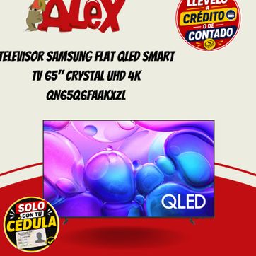 Imagen del producto Televisor Samsung FLAT QLED Smart TV 65" Crystal UHD 4K QN65Q6FAAKXZL
