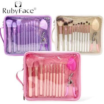 KIT DE BROCHAS CON ESTUCHE RUBY FACE - imagen 1