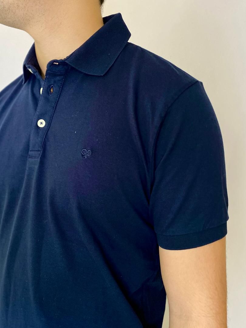 POLO TENNIS ESSENCIAL - AZUL