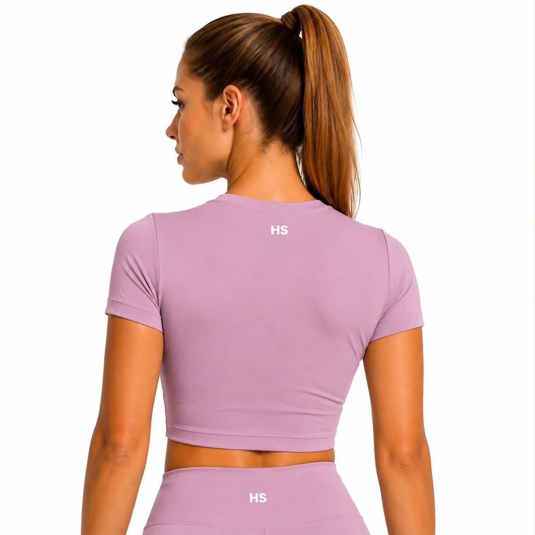 Polera clásica crop premium